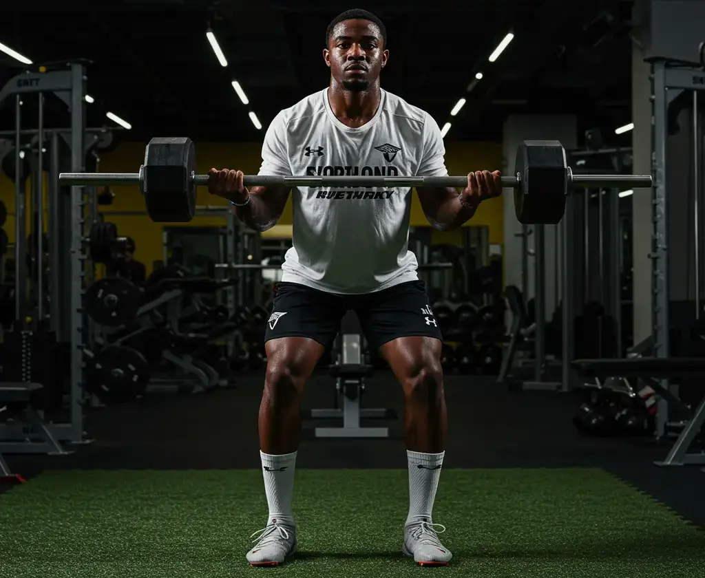spor yapan futbolcu